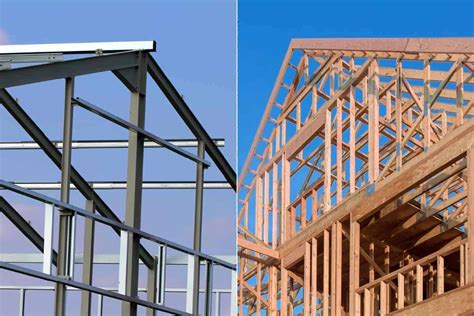 metal frame house vs wood|metal vs wood framing cost.